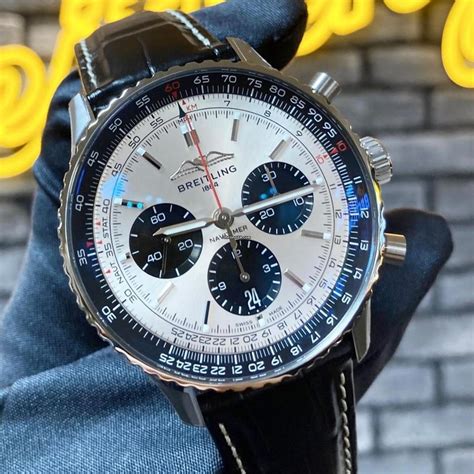 breitling navitimer stahlband 22mm|Breitling chronograph 43 review.